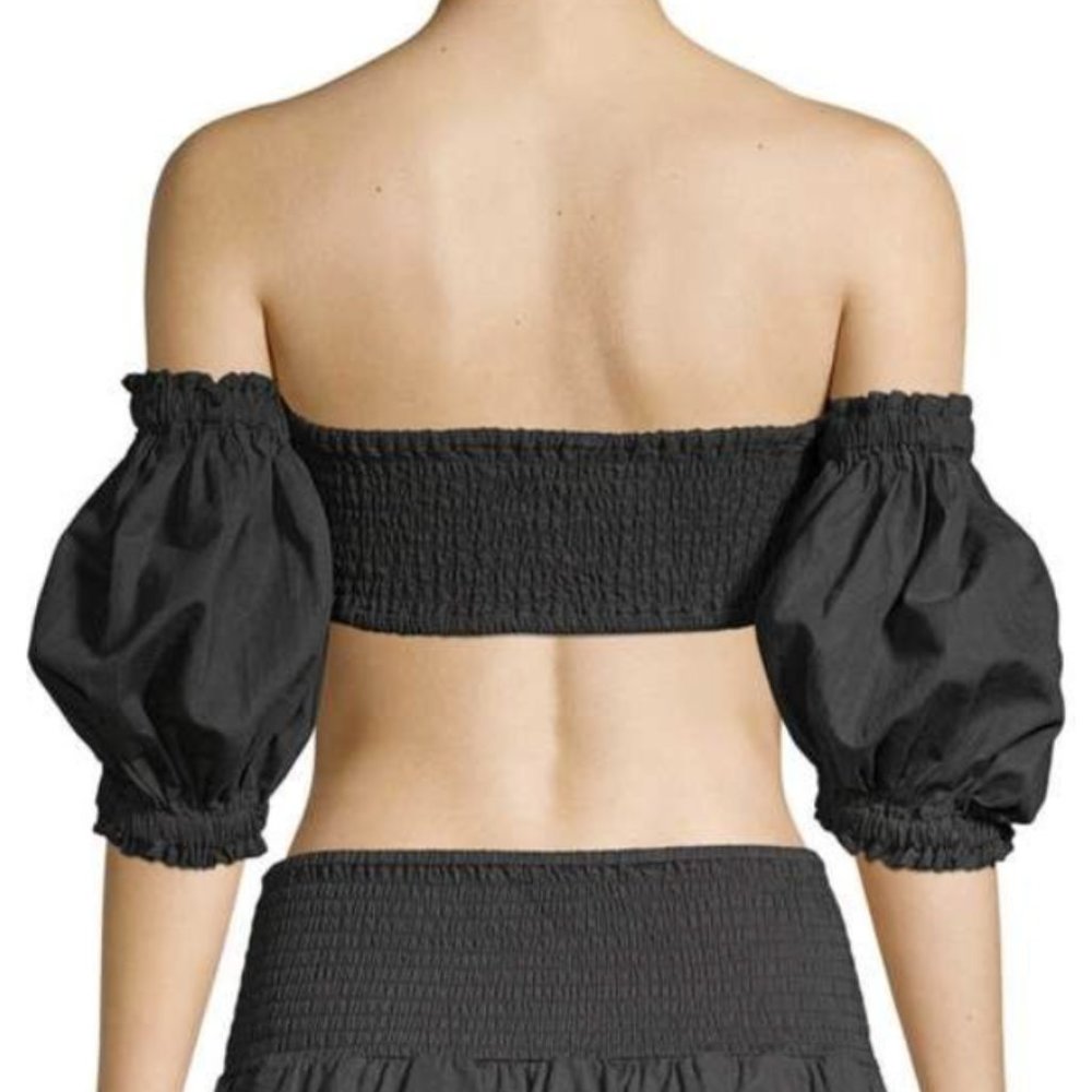 WeWoreWhat Black Coco Top XL - Picture 5 of 14